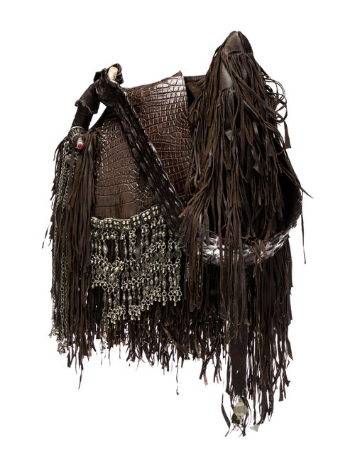 Anna Trzebinski Leather Bucket Bag