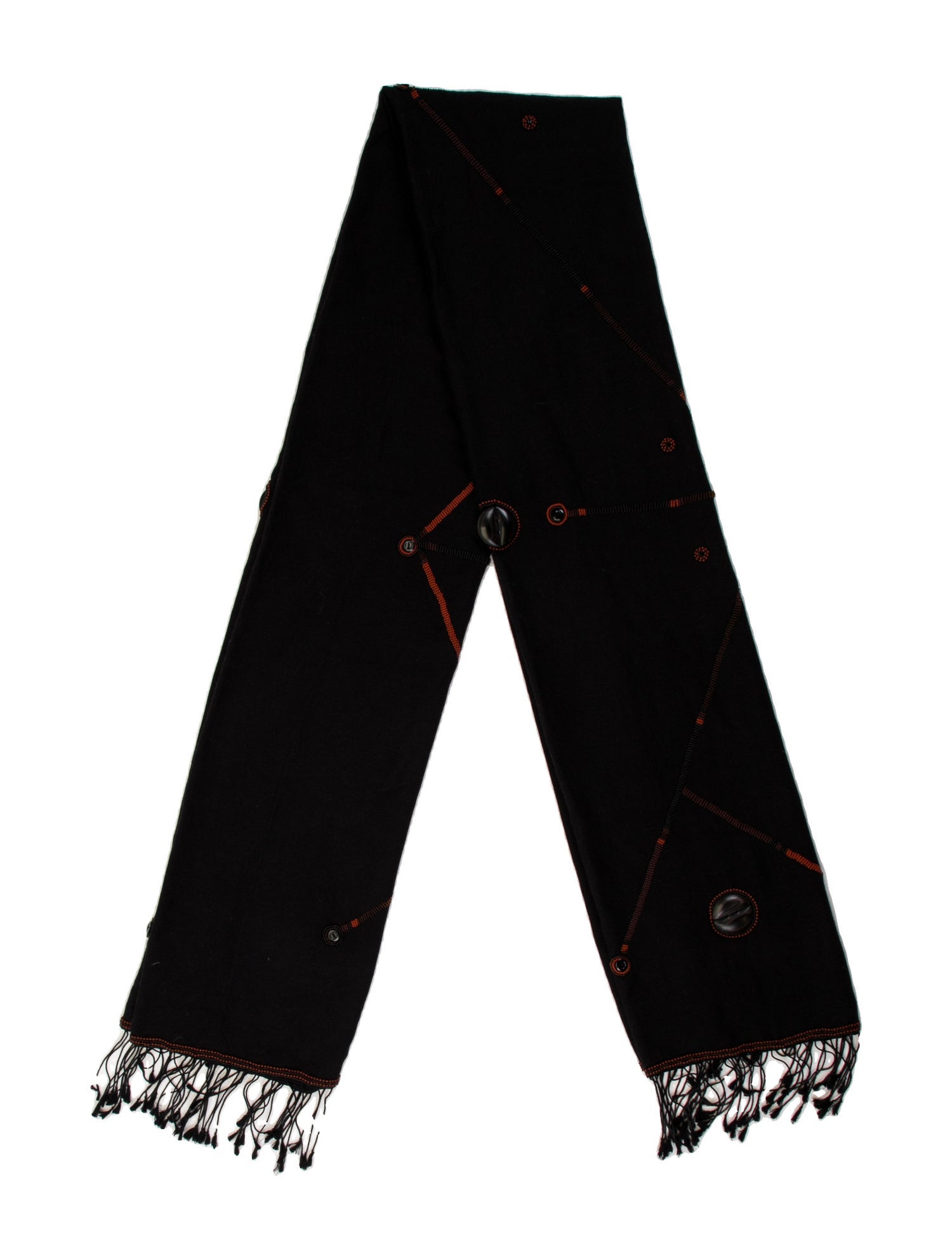 Anna Trzebinski Wool Printed Scarf