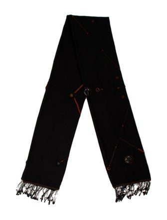 Anna Trzebinski Wool Printed Scarf