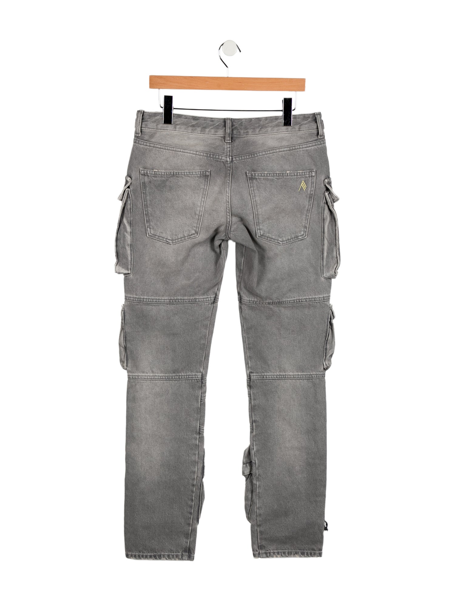 Attico Mid-Rise Straight Leg Jeans w/ Tags