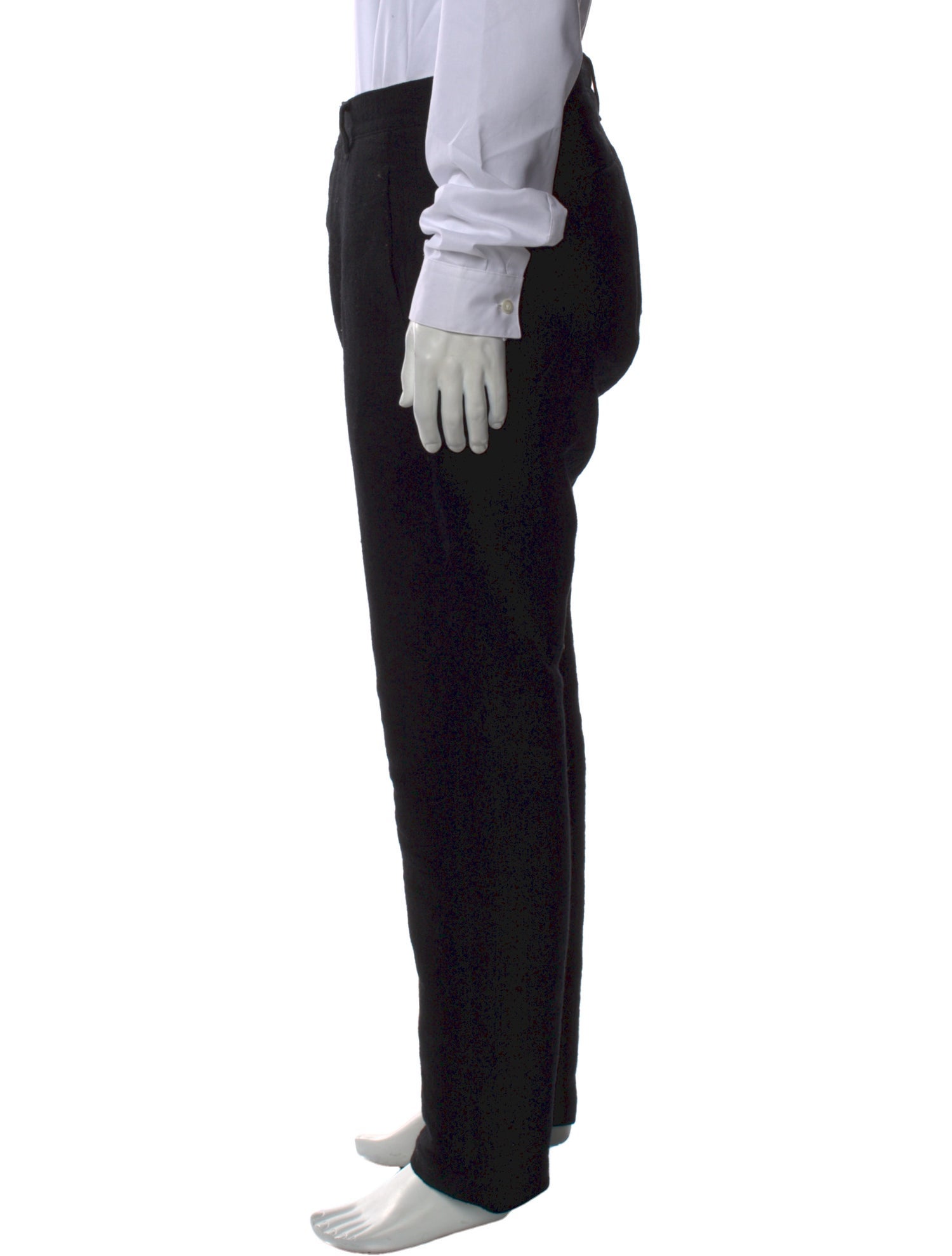 Attachment Wool Dress Pants