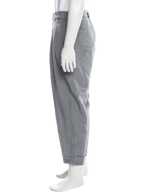 Attachment Plaid Print Pants