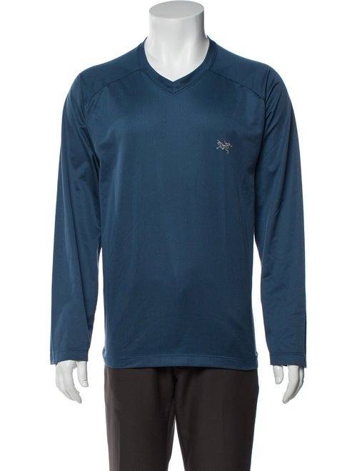 Arc'Teryx V-Neck Long Sleeve T-Shirt Blue