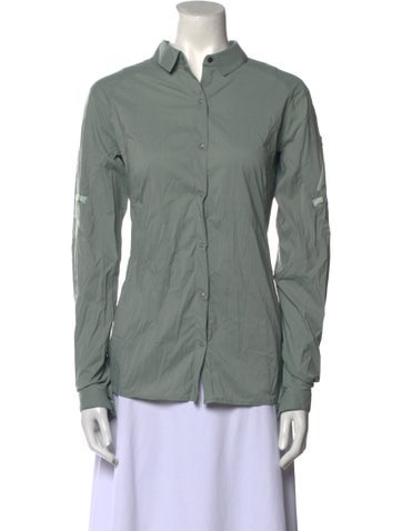 Arc'Teryx Tops Mock Neck Long Sleeve Button-Up Top L