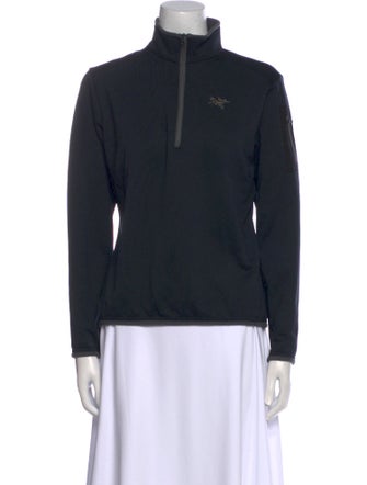 Arc'Teryx Polartec Quarter Zip Mock Neck Sweatshirt