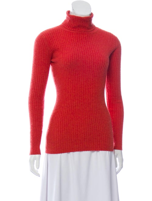 Autumn Cashmere Cashmere Turtleneck Sweater Orange
