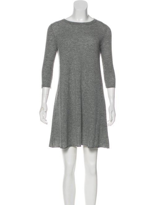 Autumn Cashmere Cashmere Sweater Dress Grey
