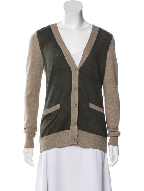 Autumn Cashmere Cashmere Colorblock Pattern Sweate
