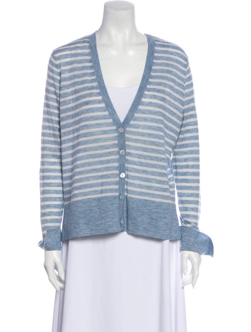 Autumn Cashmere Cashmere Striped Sweater Blue
