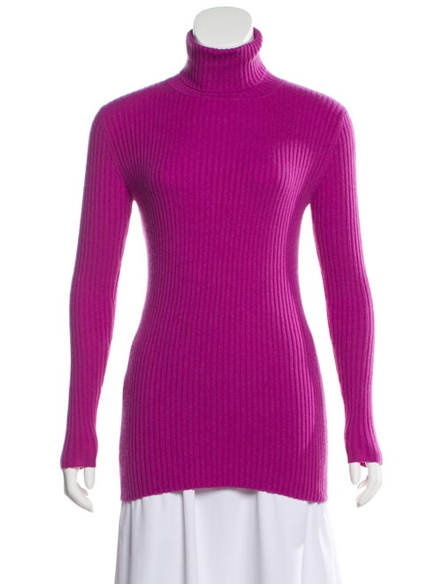 Autumn Cashmere Cashmere Turtleneck Sweater Purple