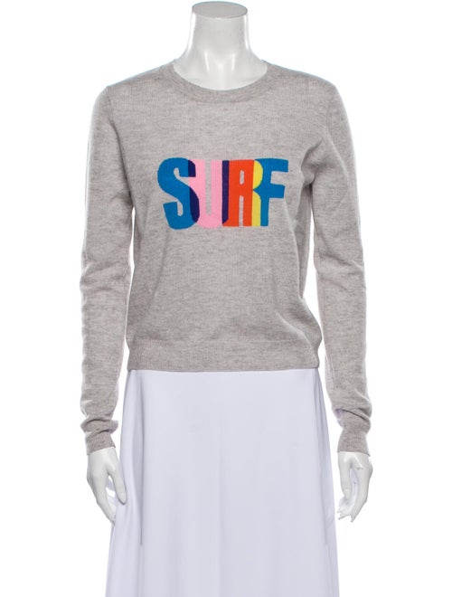 Autumn Cashmere Cashmere Graphic Print Sweater Gre