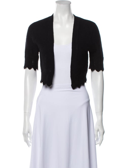 Autumn Cashmere Cashmere Open Front Sweater Black