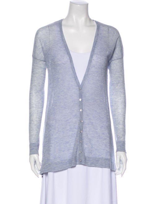 Autumn Cashmere Cashmere V-Neck Sweater Blue