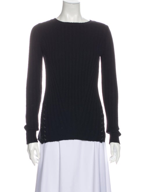 Autumn Cashmere Crew Neck Sweater Black