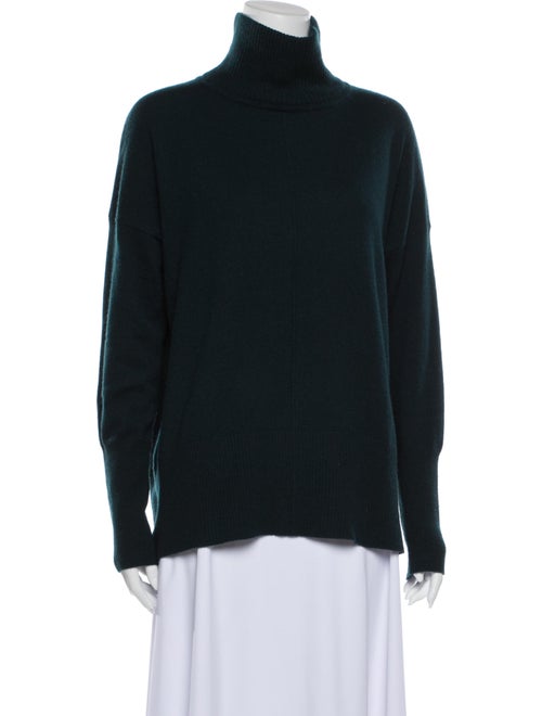 Autumn Cashmere Cashmere Turtleneck Sweater Green
