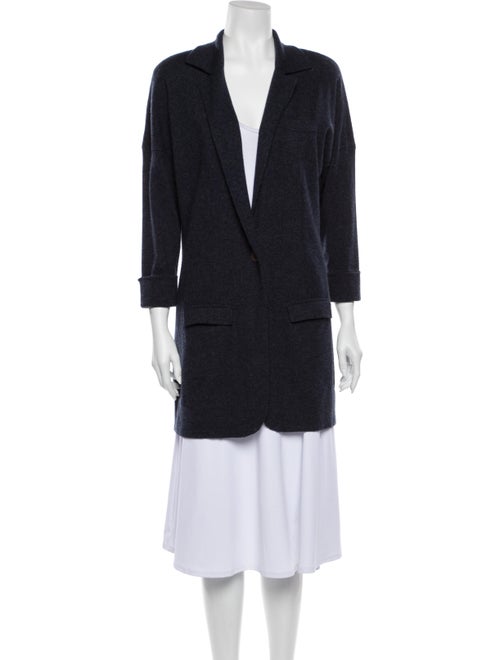 Autumn Cashmere Cashmere V-Neck Sweater Blue