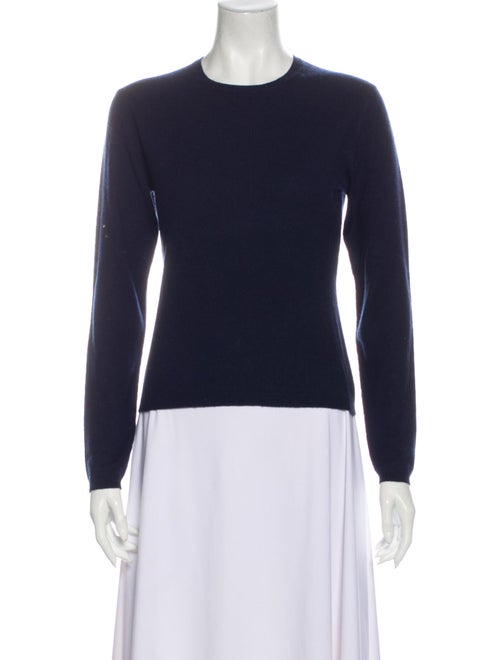 Autumn Cashmere Cashmere Crew Neck Sweater Blue