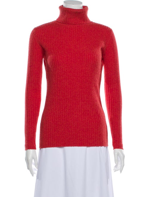 Autumn Cashmere Cashmere Turtleneck Sweater Red