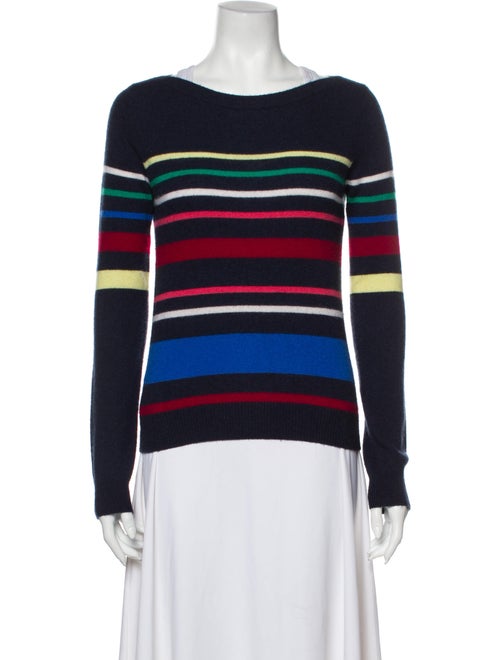 Autumn Cashmere Cashmere Striped Sweater Blue