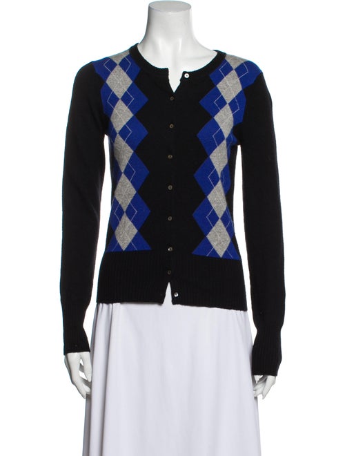 Autumn Cashmere Cashmere Printed Sweater Black