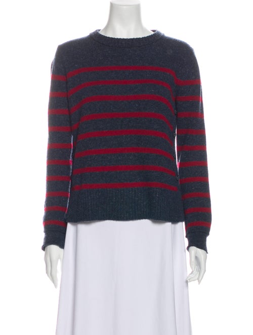 Autumn Cashmere Cashmere Striped Sweater Blue