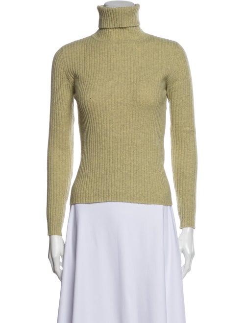Autumn Cashmere Cashmere Turtleneck Sweater Green