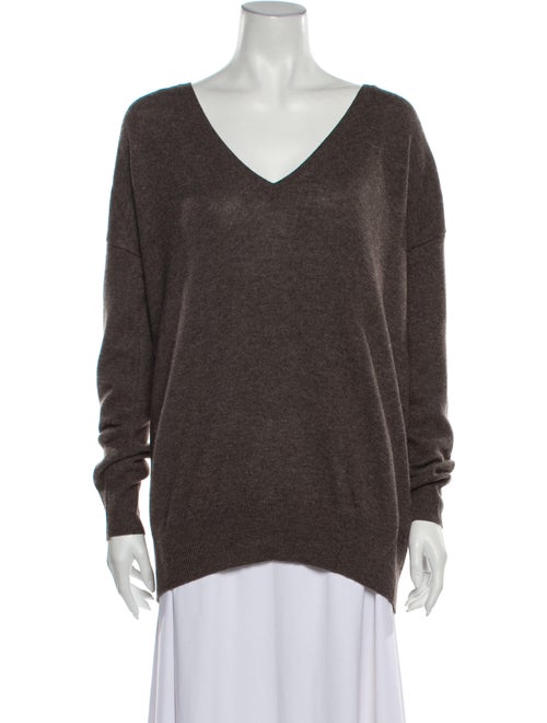 Autumn Cashmere Cashmere Crew Neck Sweater Grey