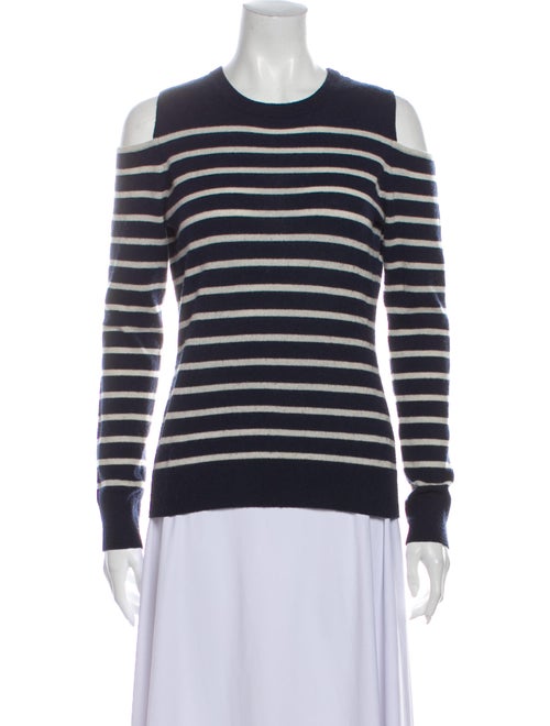 Autumn Cashmere Cashmere Striped Sweater Blue