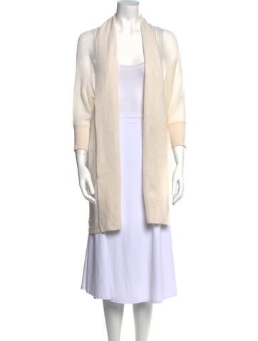 Autumn Cashmere Knitwear Open Front Sweater M