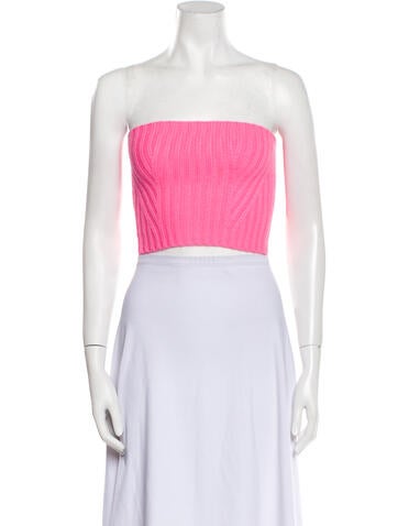 Autumn Cashmere Tops Strapless Crop Top M