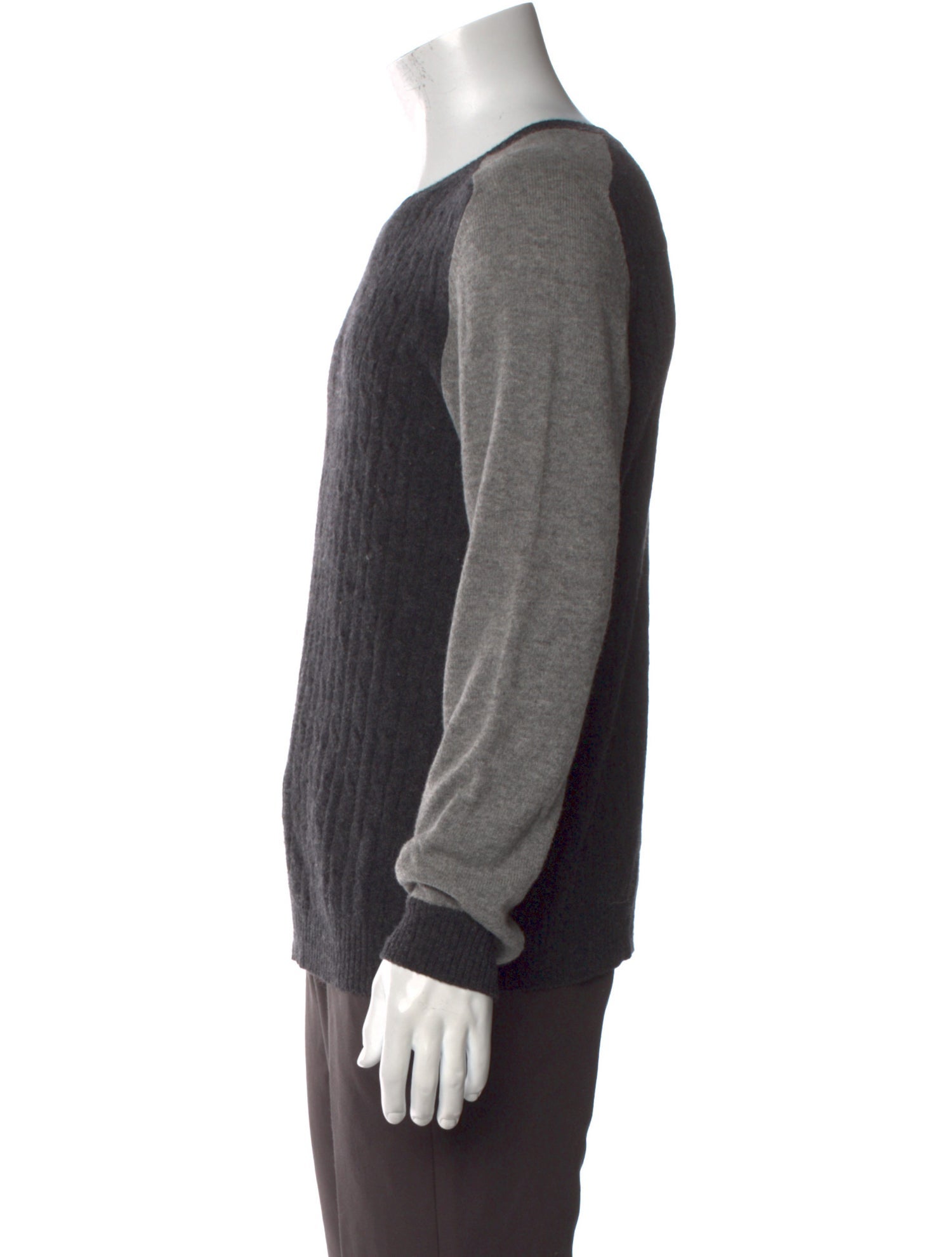 Autumn Cashmere Cashmere Colorblock Pattern Pullover