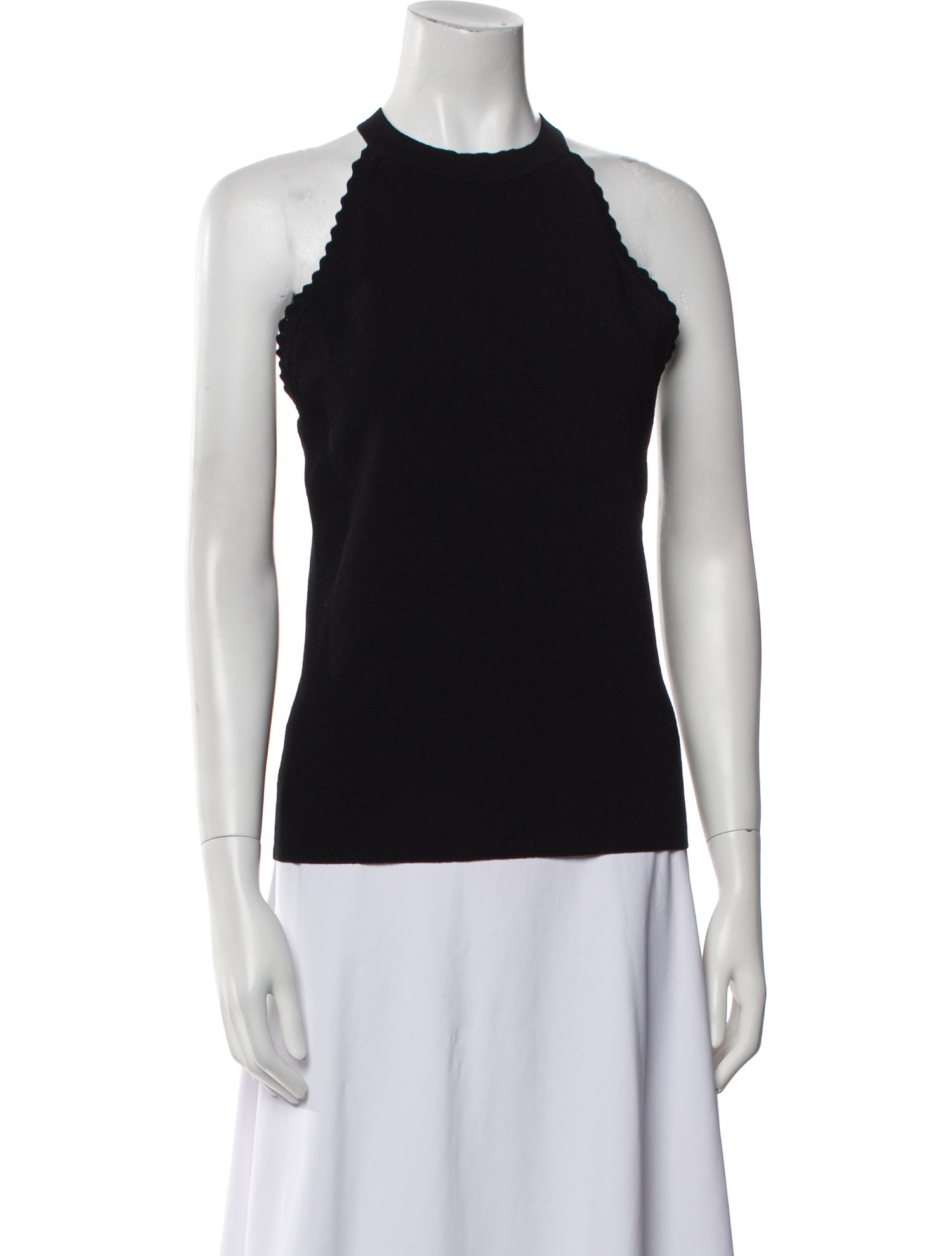 Autumn Cashmere Crew Neck Sleeveless Top