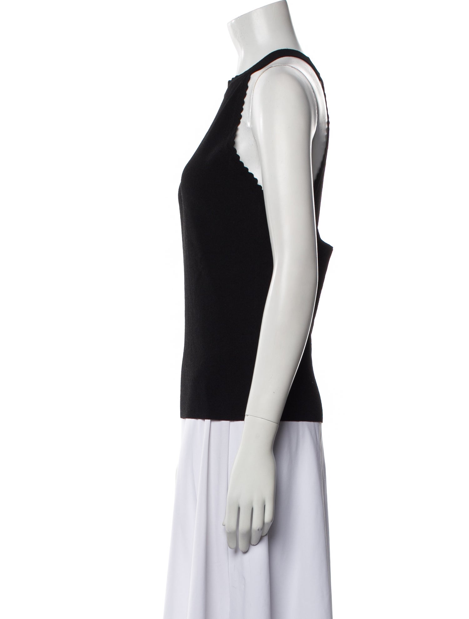 Autumn Cashmere Crew Neck Sleeveless Top
