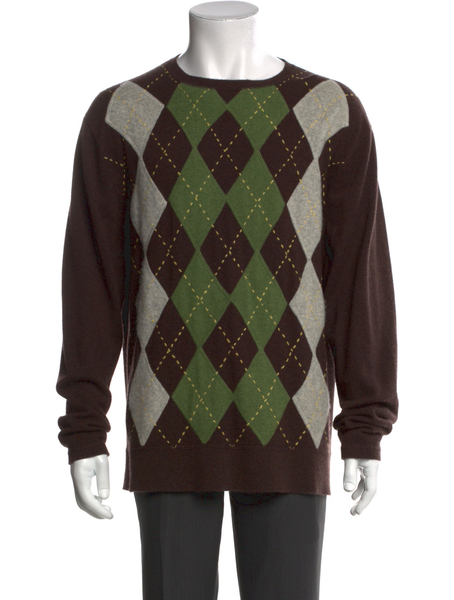 Autumn Cashmere Cashmere Plaid Print Pullover