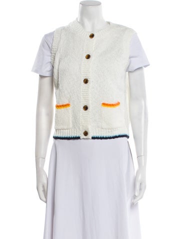 Autumn Cashmere Jackets Tweed Pattern Vest S