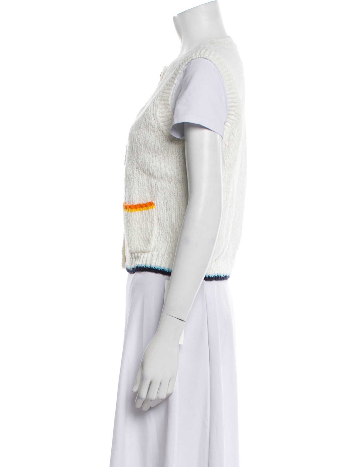 Autumn Cashmere Tweed Pattern Vest w/ Tags