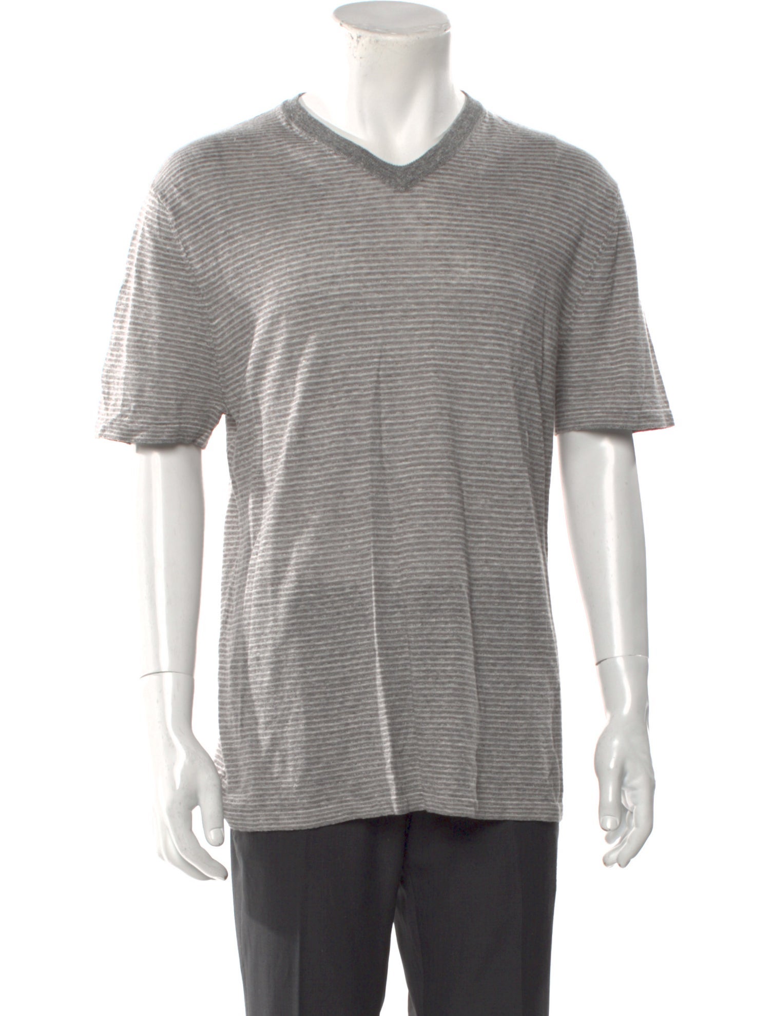 Autumn Cashmere Linen V-Neck T-Shirt