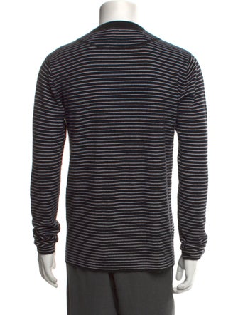 Autumn Cashmere Cashmere Striped Polo Sweater