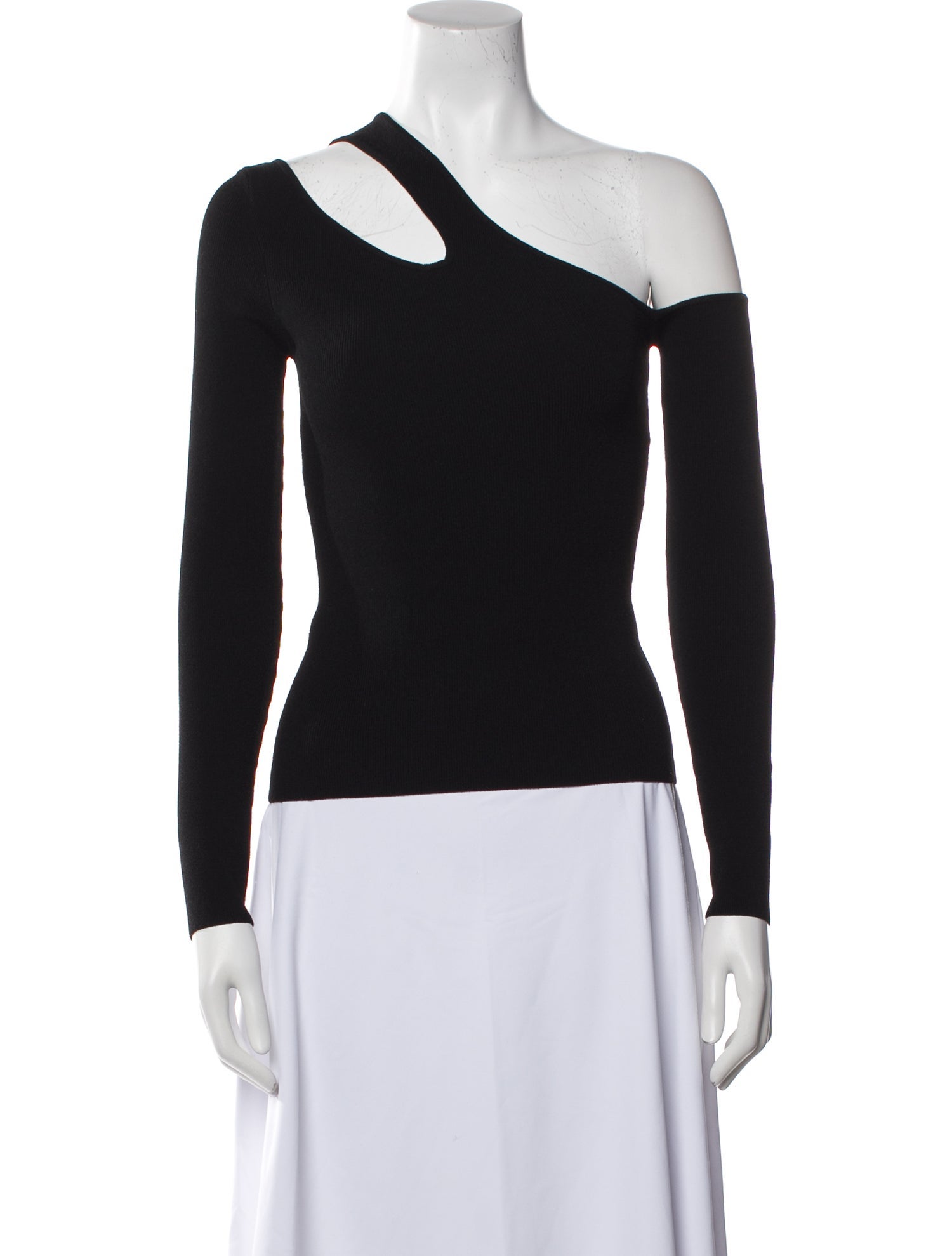 Autumn Cashmere Asymmetrical Long Sleeve Top