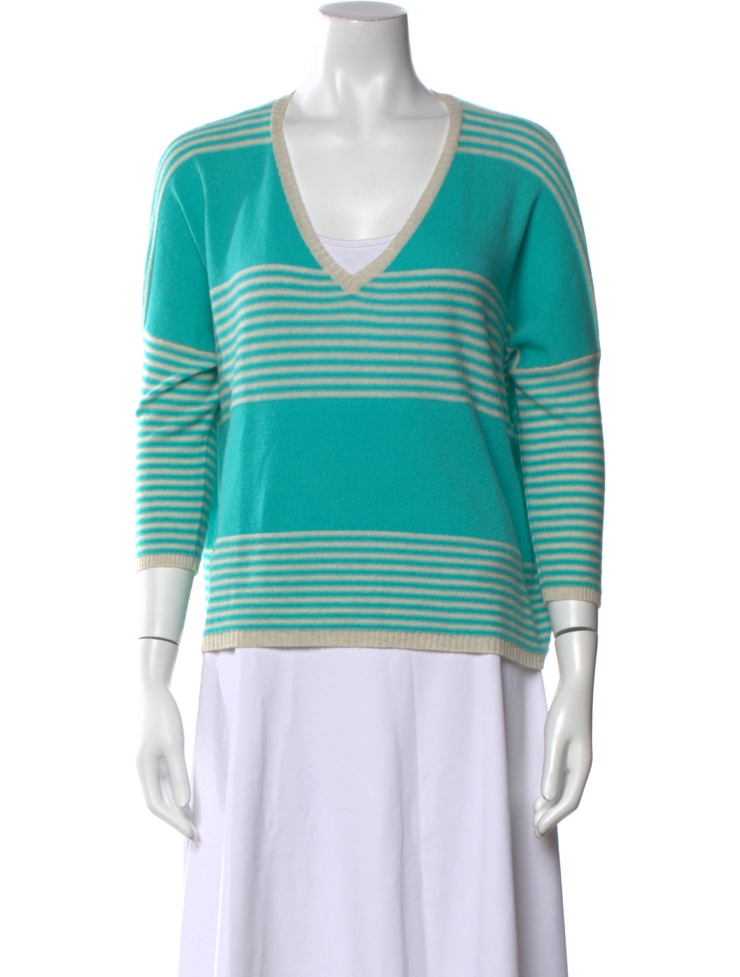 Autumn Cashmere Cashmere Striped Sweater