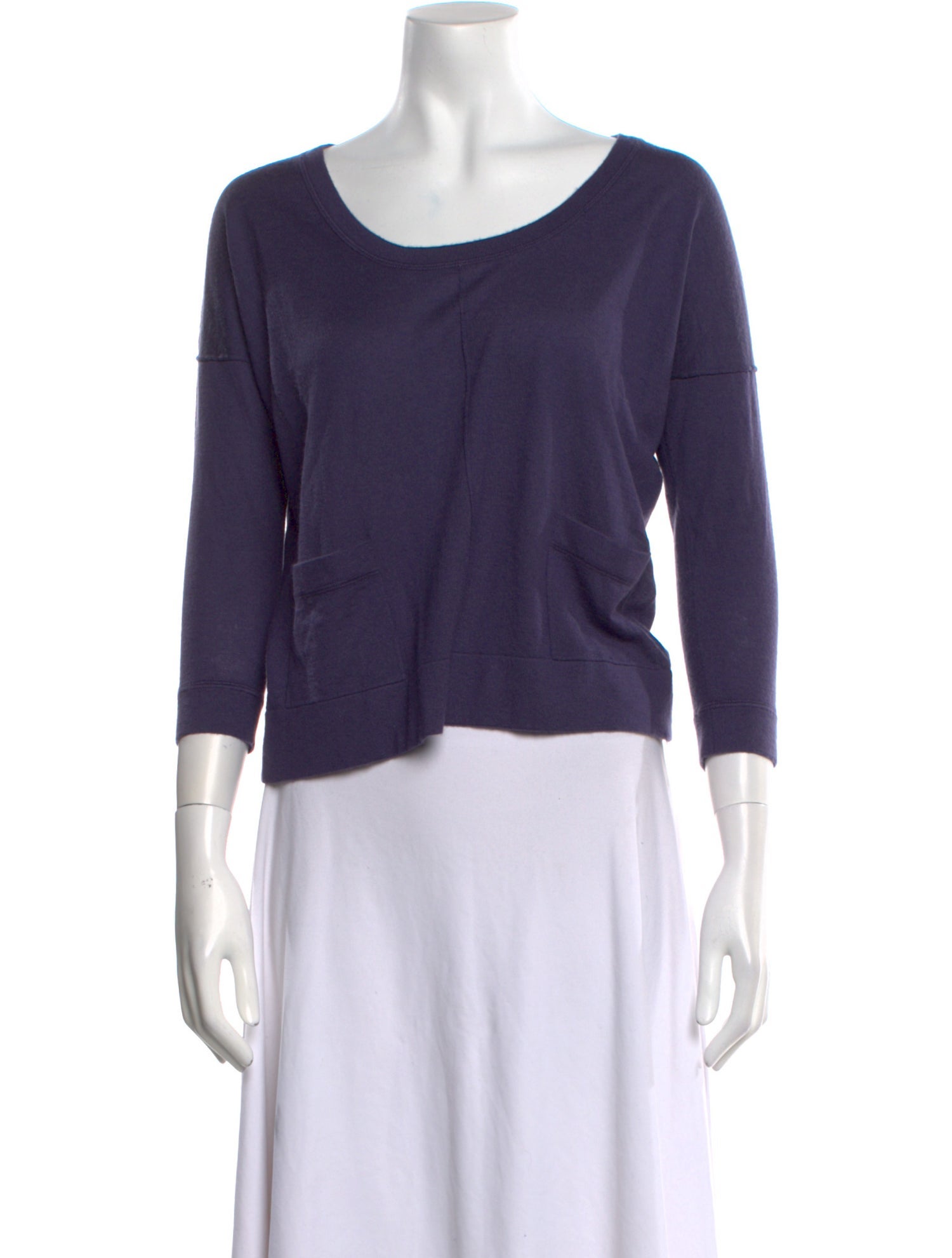 Autumn Cashmere Cashmere Scoop Neck Sweater