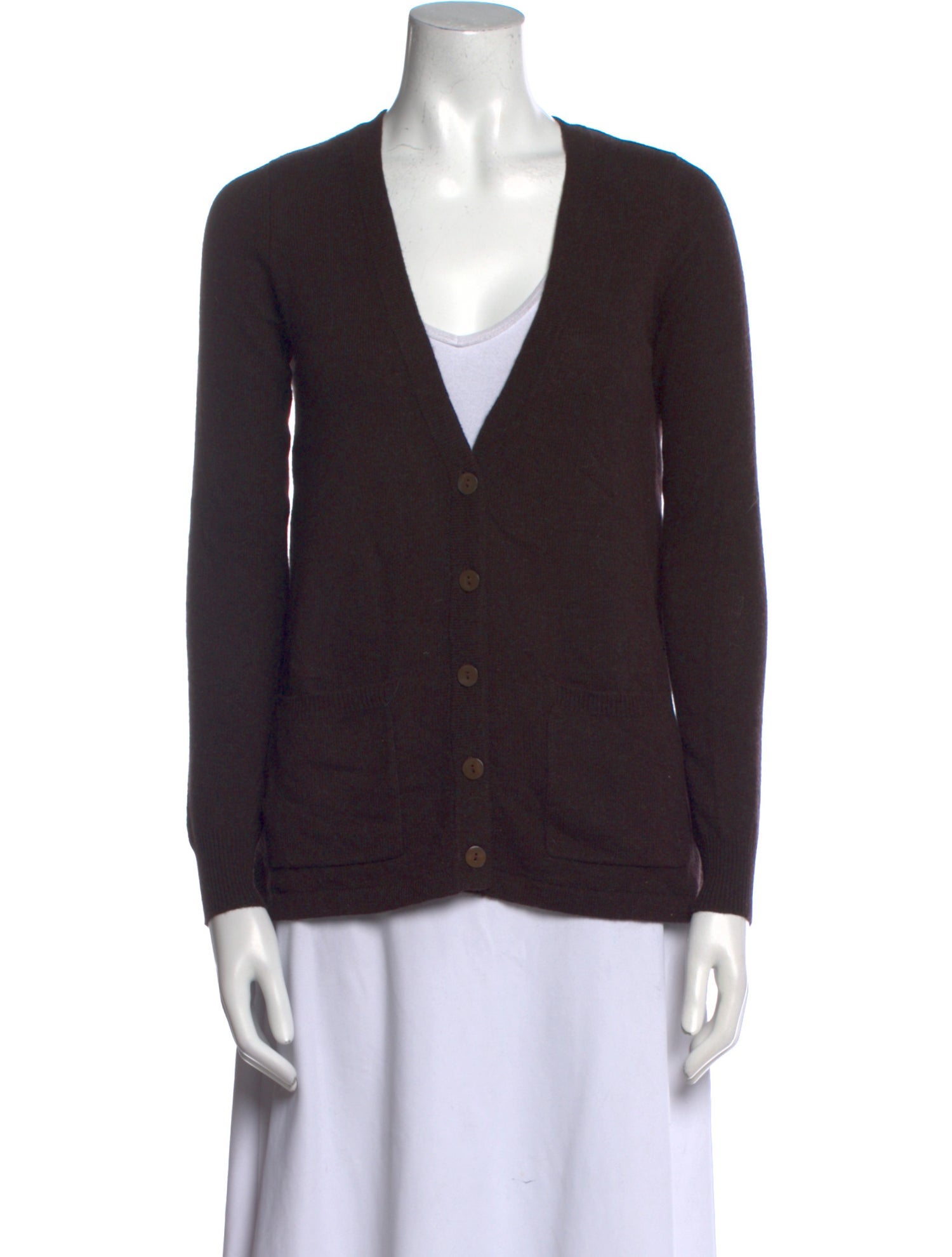 Autumn Cashmere Cashmere Plunge Neckline Sweater