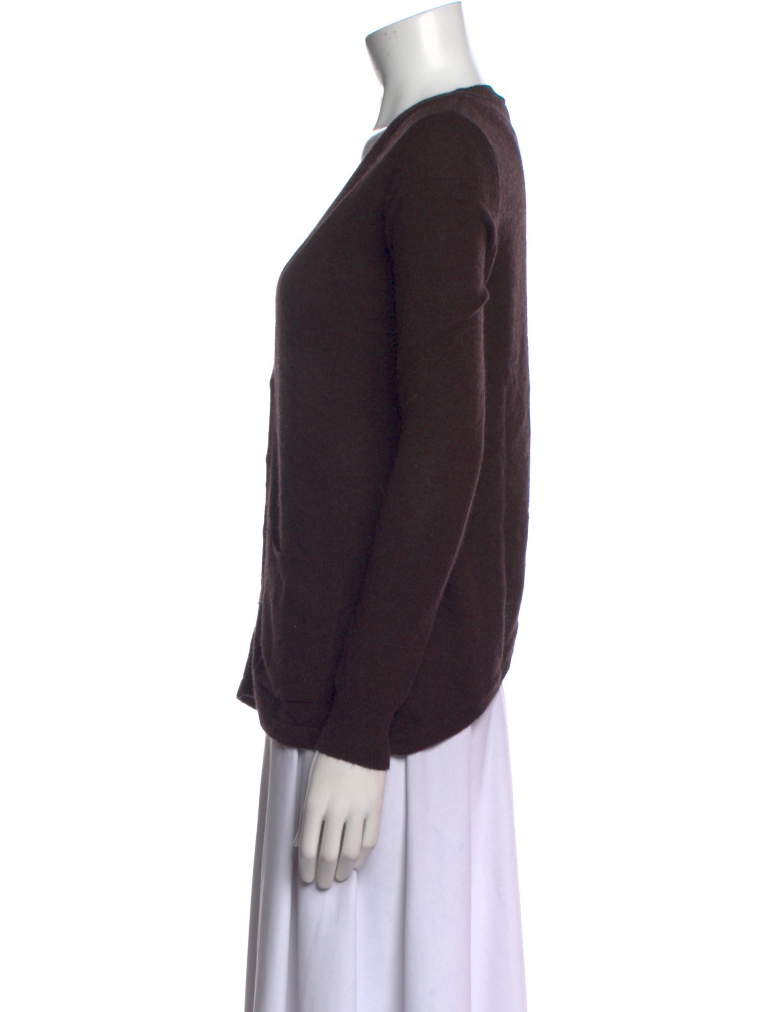 Autumn Cashmere Cashmere Plunge Neckline Sweater