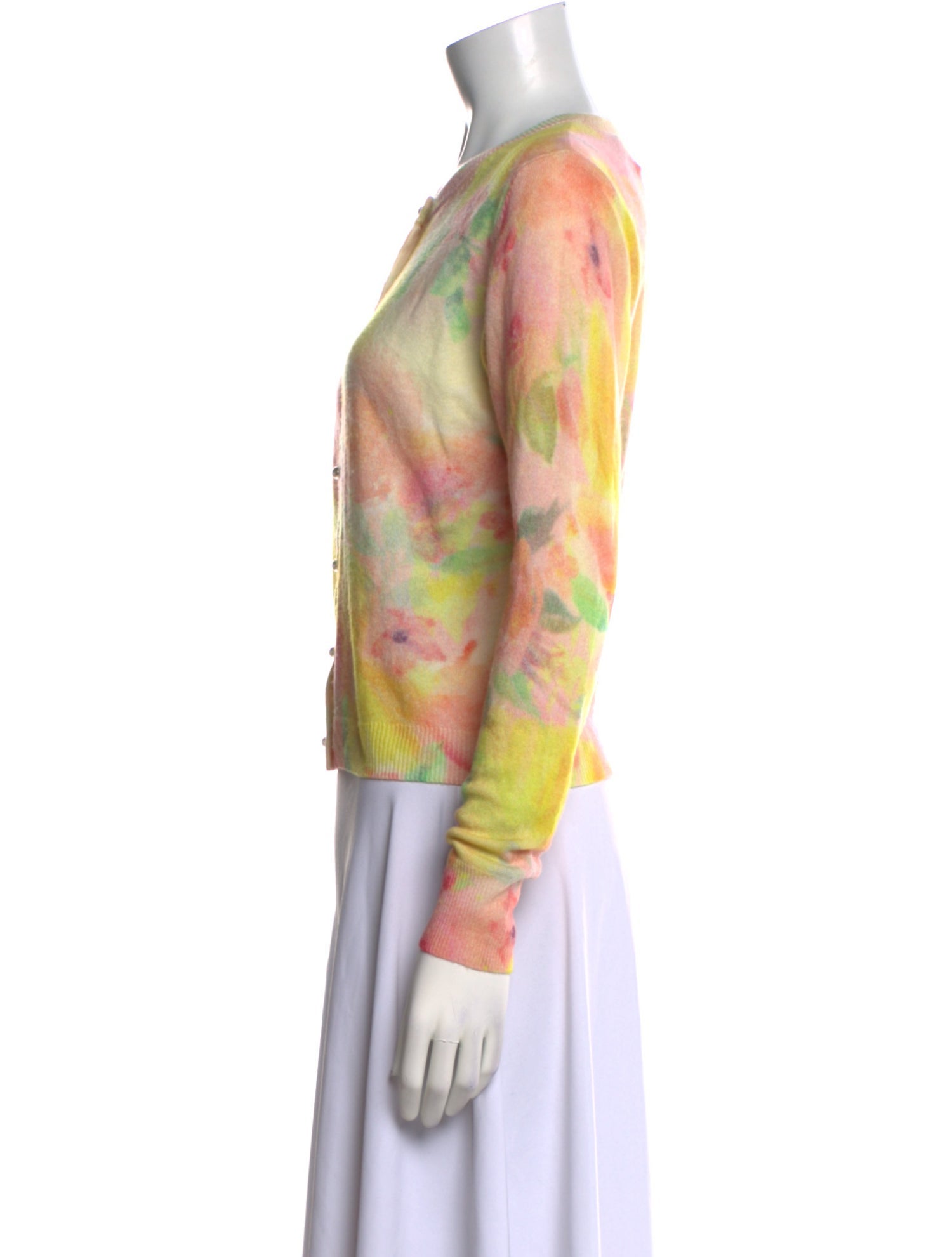 Autumn Cashmere Cashmere Tie-Dye Print Sweater