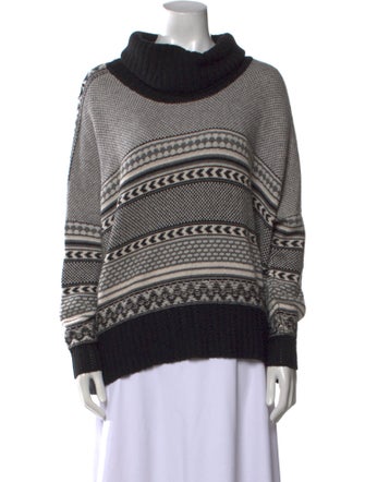 Autumn Cashmere Printed Turtleneck Sweater