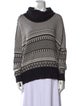 Autumn Cashmere Printed Turtleneck Sweater