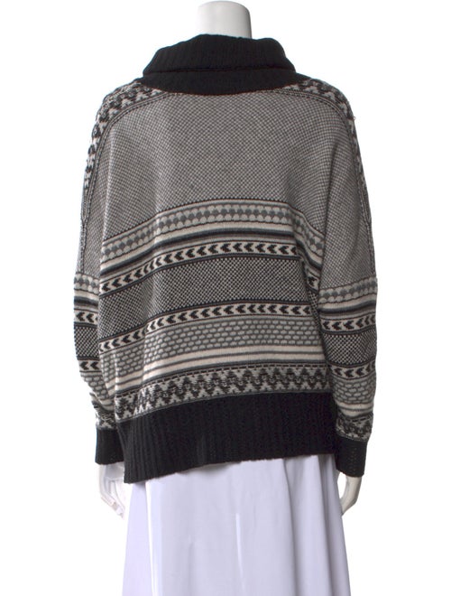 Autumn Cashmere Printed Turtleneck Sweater