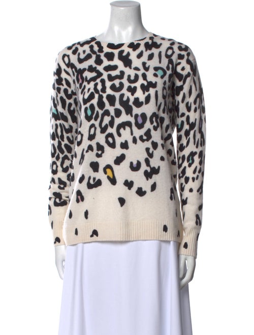 Autumn Cashmere Cashmere Animal Print Sweater