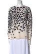 Autumn Cashmere Cashmere Animal Print Sweater
