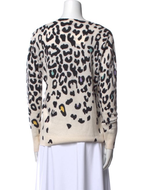 Autumn Cashmere Cashmere Animal Print Sweater